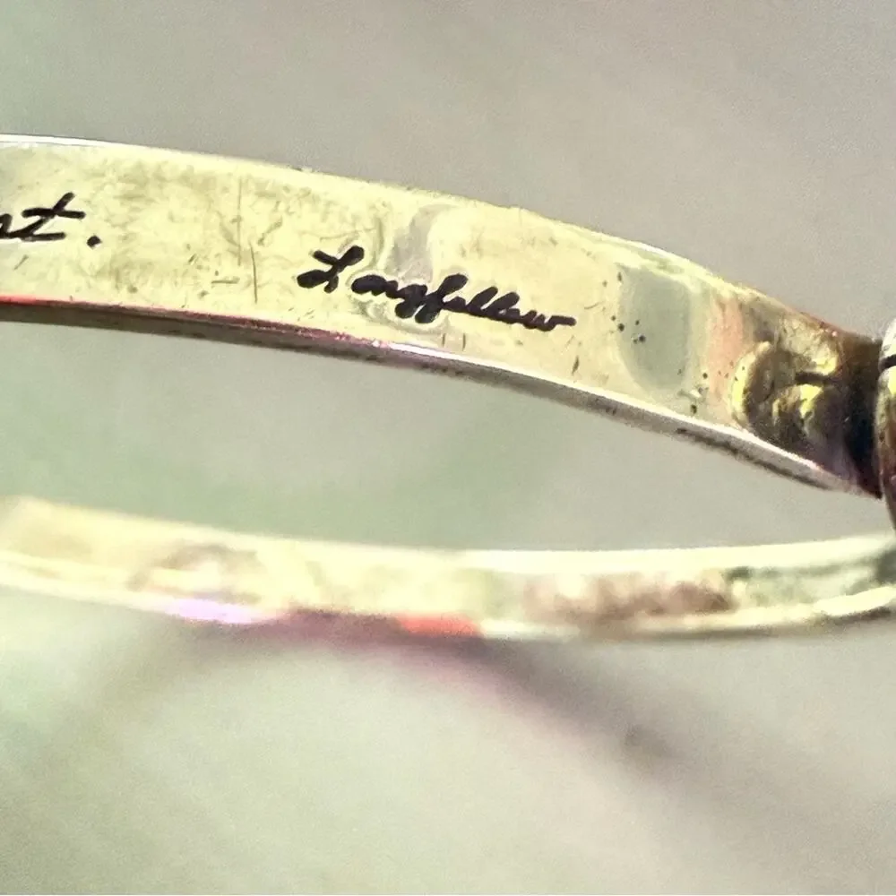 BB Becker 925 Sterling Silver Friends Inspirational Hook Bracelet